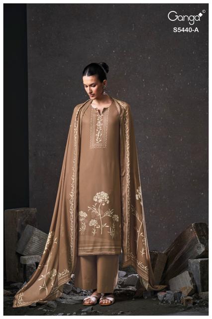 Ganga preisna 5440 bandini dress material wholesale